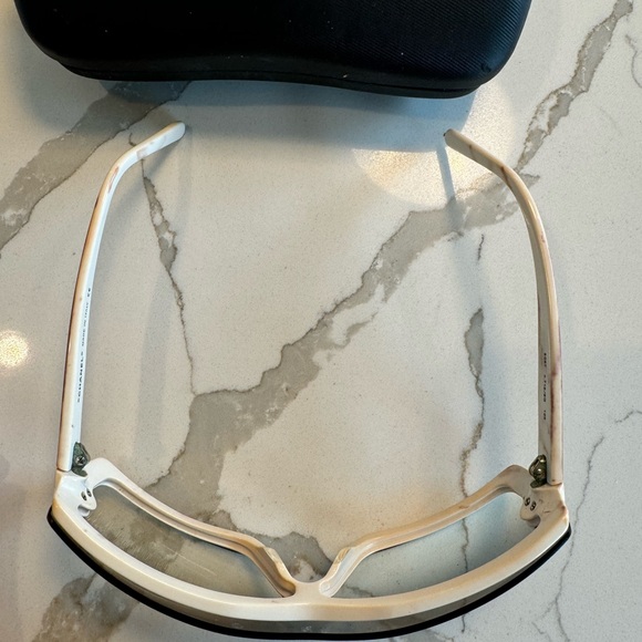VINTAGE CHANEL Black and White Ombré Sunglasses. - Picture 10 of 12